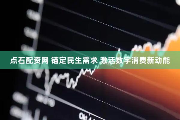 点石配资网 锚定民生需求 激活数字消费新动能